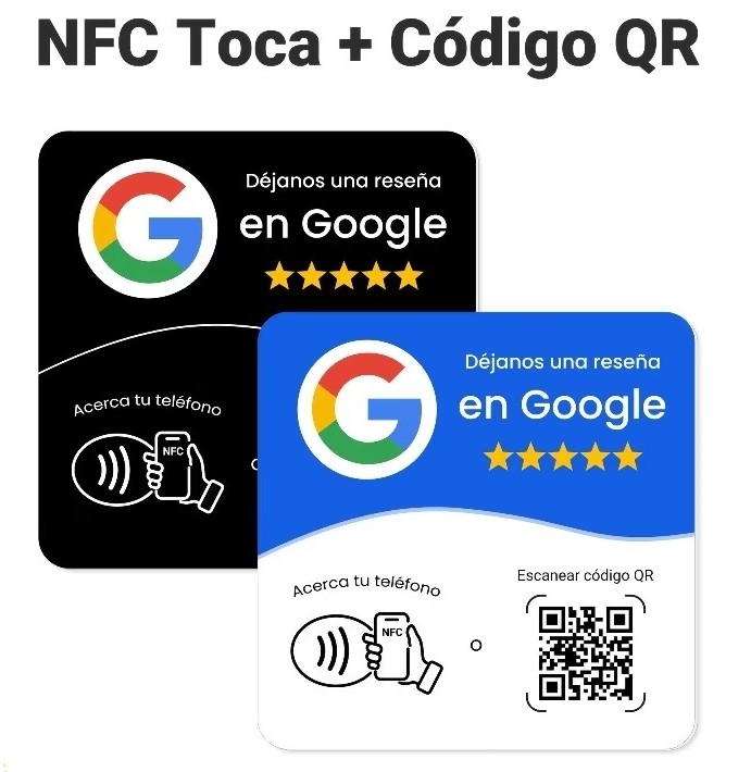 Placa plana 12×12 con el diseño genérico de Google
